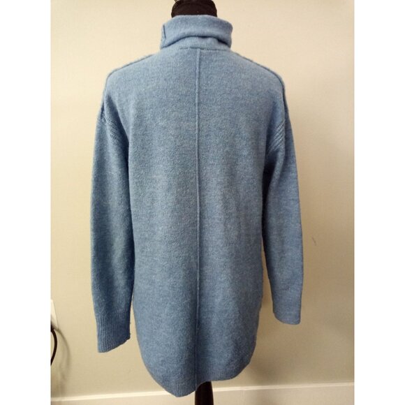 GAP Maternity Women's Blue Turtleneck Sweater Size Small - Picture 3 of 6